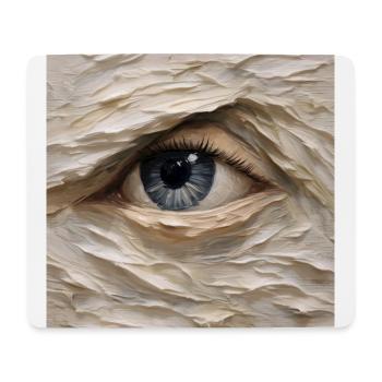 Auge Gemälde - Mousepad (Querformat) - Weiß - Vorne