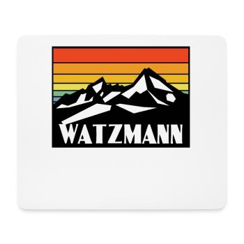 Watzmann - Mousepad (Querformat) - Weiß - Vorne