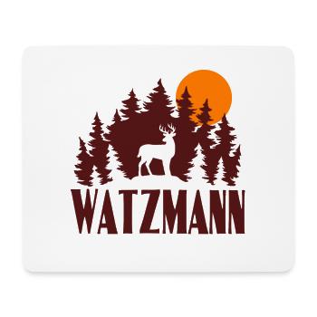 Watzmann - Mousepad (Querformat) - Weiß - Vorne