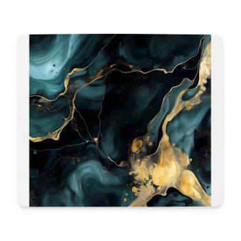 Marmor Naturstein Textur - Mousepad (Querformat) - Weiß - Vorne