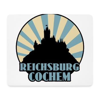 Reichsburg Cochem - Mousepad (Querformat) - Weiß - Vorne