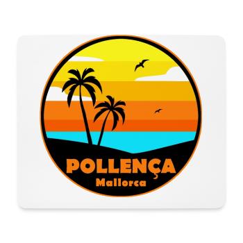 Pollenca Mallorca - Mousepad (Querformat) - Weiß - Vorne