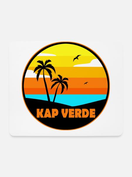 Kap Verde - Mousepad (Querformat) - Weiß