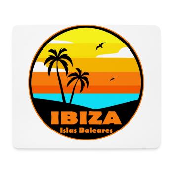 Ibiza - Mouse Pad (horizontal) - white - Front