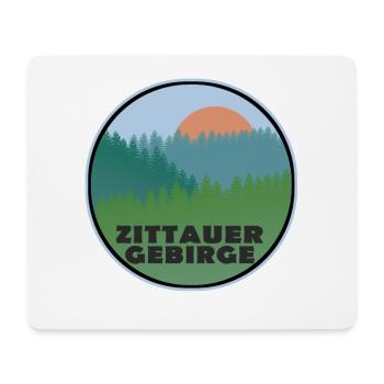 Zittauer Gebirge - Mousepad (Querformat) - Weiß - Vorne