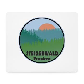 Steigerwald - Mousepad (Querformat) - Weiß - Vorne