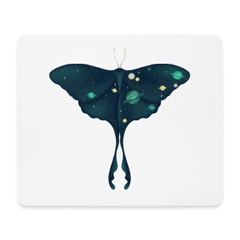 Kosmische Motte - Mousepad (Querformat) - Weiß - Vorne