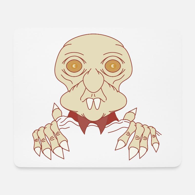 BUHRUF - Mousepad (Querformat) - Weiß