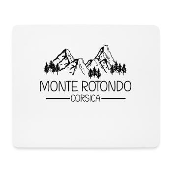 Monte Rotondo Corse - Tapis de souris (format paysage) - blanc - Devant