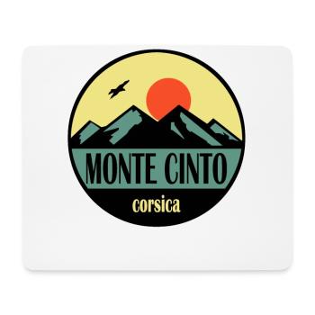 Monte Cinto Korsika - Mousepad (Querformat) - Weiß - Vorne