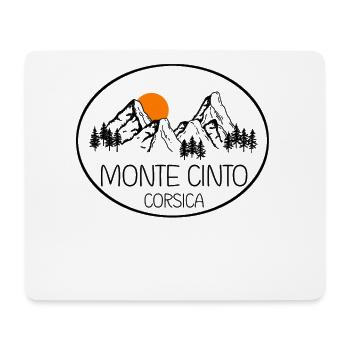 Monte Cinto Corsica - Mouse Pad (horizontal) - white - Front