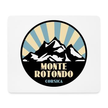 Monte Rotondo Corse - Tapis de souris (format paysage) - blanc - Devant