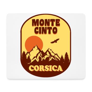 Monte Cinto Corsica - Mouse Pad (horizontal) - white - Front