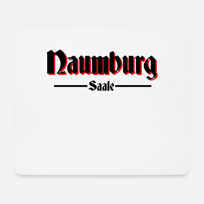 naumburg - Mousepad (Querformat) - Weiß