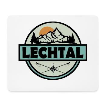 Lechtal - Mousepad (Querformat) - Weiß - Vorne