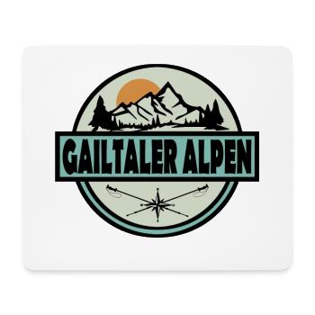 Gailtaler Alpen - Mousepad (Querformat) - Weiß - Vorne