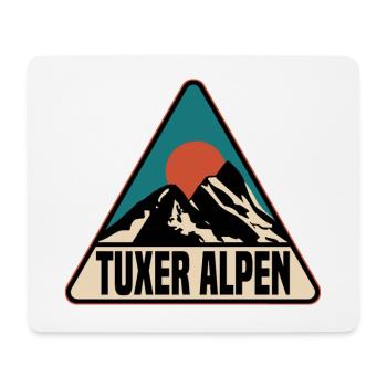 Tuxer Alpen - Mousepad (Querformat) - Weiß - Vorne
