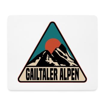 Gailtaler Alpen - Mousepad (Querformat) - Weiß - Vorne