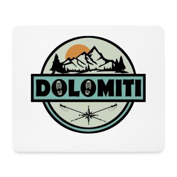 Dolomiten Dolomiti - Mousepad (Querformat) - Weiß - Vorne