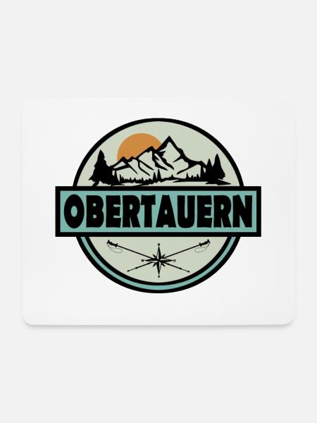 Obertauern - Mousepad (Querformat) - Weiß