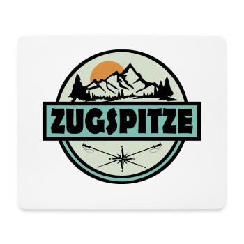 Zugspitze - Mousepad (Querformat) - Weiß - Vorne
