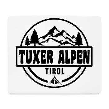 Tuxer Alpen - Mousepad (Querformat) - Weiß - Vorne