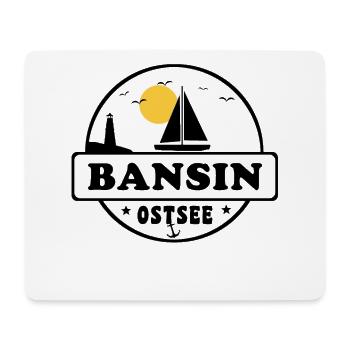 Bansin - Mousepad (Querformat) - Weiß - Vorne