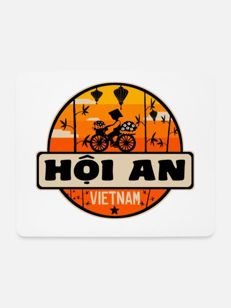 Hoi An Lanterns - Mouse Pad (horizontal) - white