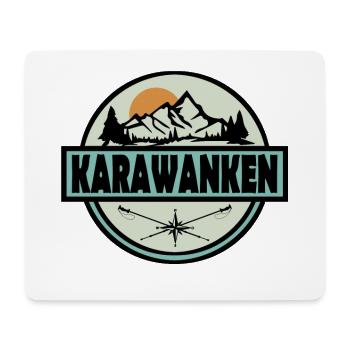 Karawanken - Mousepad (Querformat) - Weiß - Vorne