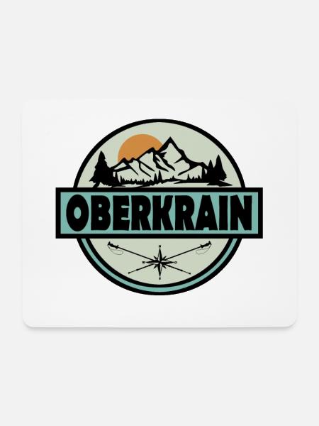 Oberkrain - Mousepad (Querformat) - Weiß