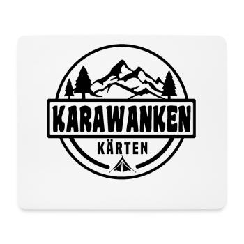 Karawanken - Mousepad (Querformat) - Weiß - Vorne