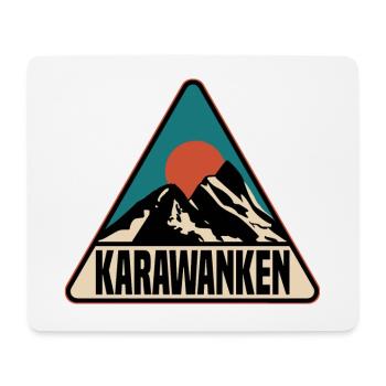 Karawanken - Mousepad (Querformat) - Weiß - Vorne