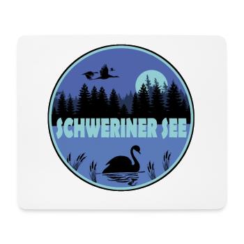 Schweriner See - Mousepad (Querformat) - Weiß - Vorne