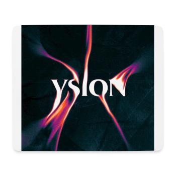 VSION Gradient Smoke Logo - Mousepad (Querformat) - Weiß - Vorne