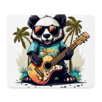 Cool Panda - Mouse Pad (horizontal) - white - Front