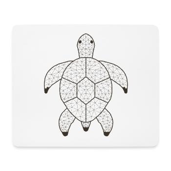 Turtlee GeomeTRIX - Mousepad (Querformat) - Weiß - Vorne