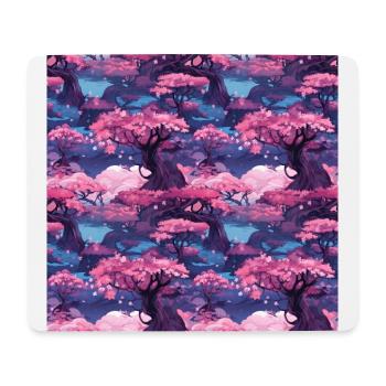 Anime Euphoria: Fantasy Cherry Blossom Dreamscape - Tapis de souris (format paysage) - blanc - Devant