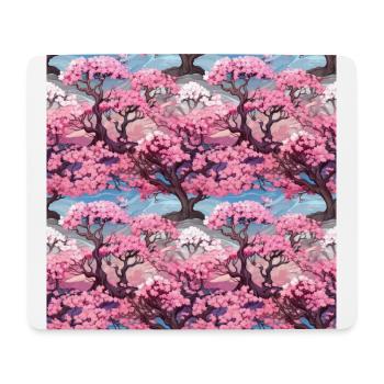 Anime Euphoria: Fantasy Cherry Blossom Dreamscape - Tapis de souris (format paysage) - blanc - Devant