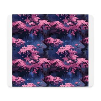 Anime Euphoria: Fantasy Cherry Blossom Dreamscape - Tapis de souris (format paysage) - blanc - Devant