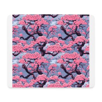 Anime Euphoria: Fantasy Cherry Blossom Dreamscape - Tapis de souris (format paysage) - blanc - Devant