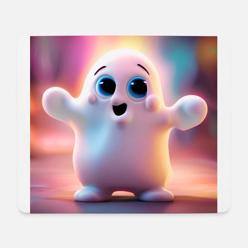 Gentle Ghost - Mouse Pad (horizontal) - white