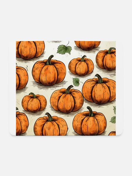 Kürbisse Halloween - Mousepad (Querformat) - Weiß