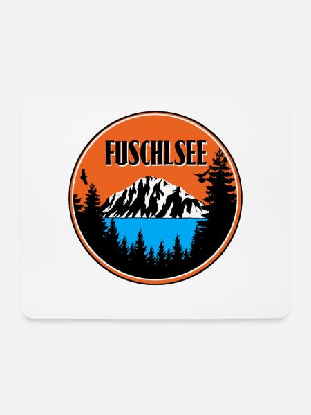 Fuschlsee - Mousepad (Querformat) - Weiß
