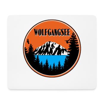Wolfgangsee - Mousepad (Querformat) - Weiß - Vorne