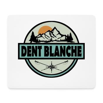 Dent Blanche Suisse - Tapis de souris (format paysage) - blanc - Devant