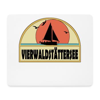 Vierwaldstättersee - Mousepad (Querformat) - Weiß - Vorne