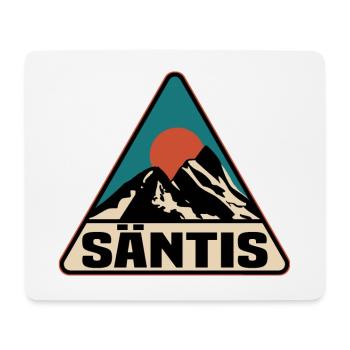 Säntis Switzerland - Mouse Pad (horizontal) - white - Front