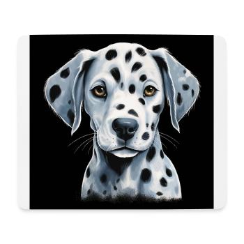 Niedlicher Dalmatinerwelpe - Mousepad (Querformat) - Weiß - Vorne
