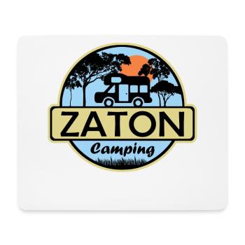 Zaton Camping - Mousepad (Querformat) - Weiß - Vorne