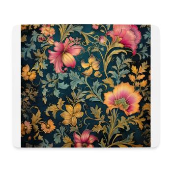 Mystical Tapestry: Vintage Indian Rug Reverie - Mouse Pad (horizontal) - white - Front